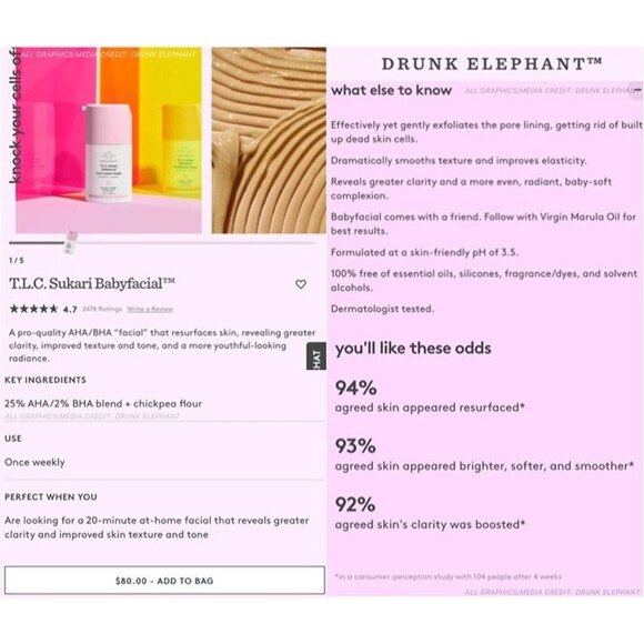 NEW High End Skincare Travel & Sample Bundle Byroe Elemis Drunk Elephant - Picture 7 of 12